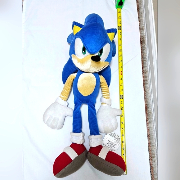 Sonic, The Hedgehog Plush Stuffed Toy The Iconic Sega Video Game/Movie. - Picture 7 of 10
